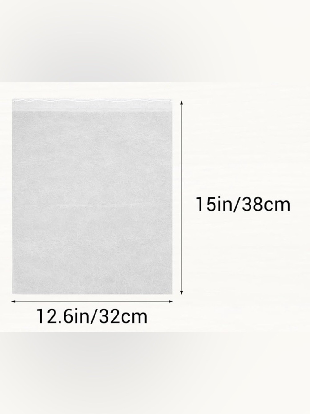 Dust Bags for Handbags, Wallets, Shows with Drawstring Closure White Quantity 15 - Picture 2 of 5